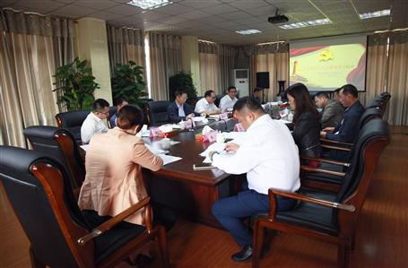 公司召开党委中心组（扩大）学习会议，，，，， 集中学习贯彻党的十九大会议精神